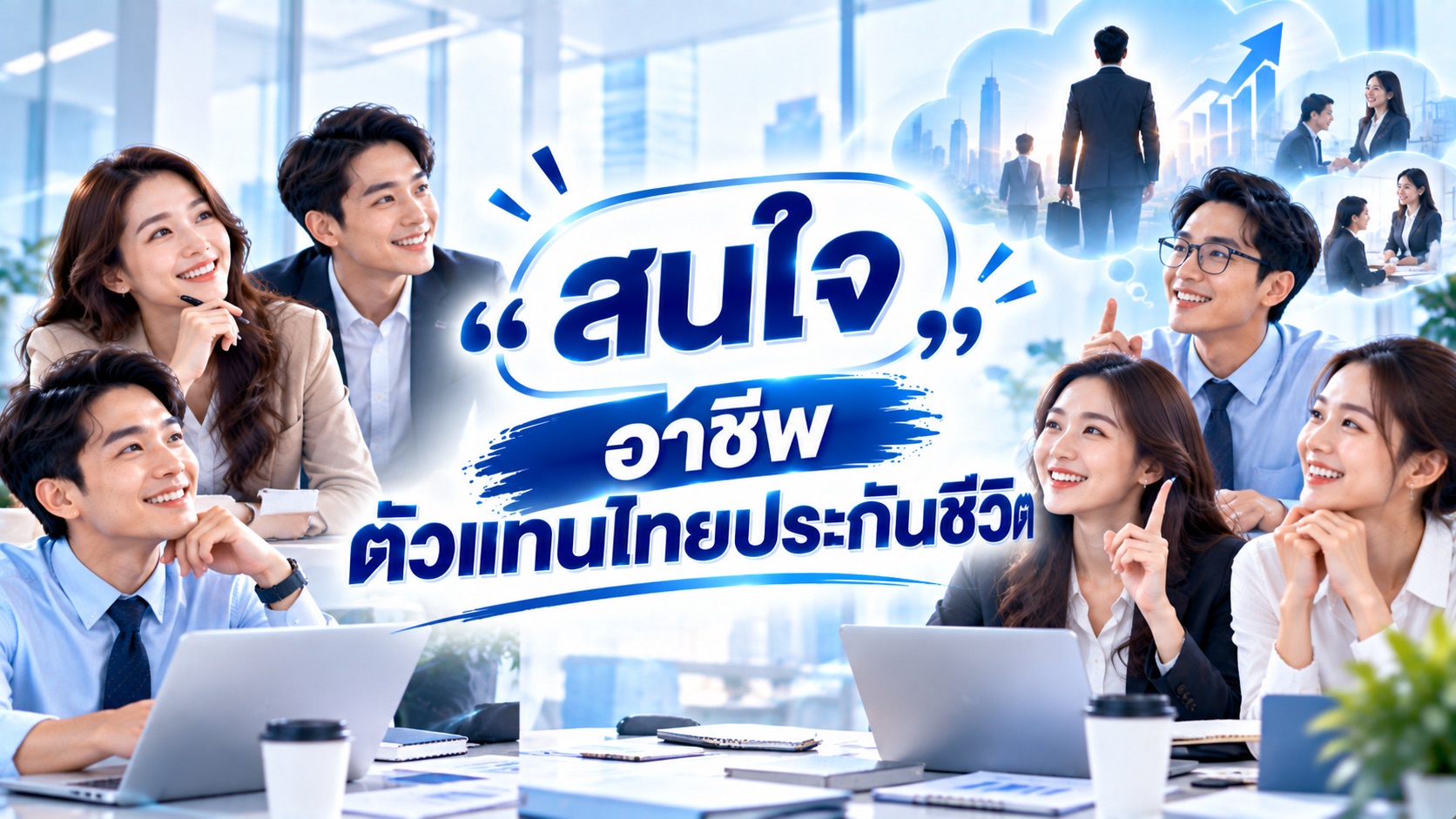 สนใจอาชีพตัวแทนไทยประกันชีวิต ? ต้องทำอย่างไร